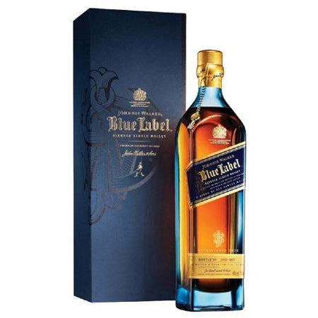 Johnnie Walker blue label blended scotch whisky 1 litro.