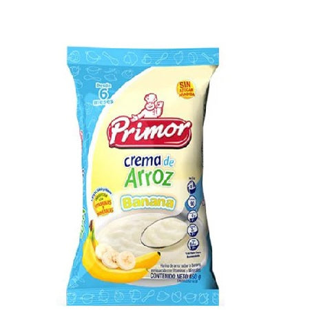 Primor Crema de Arroz Banana 450gr