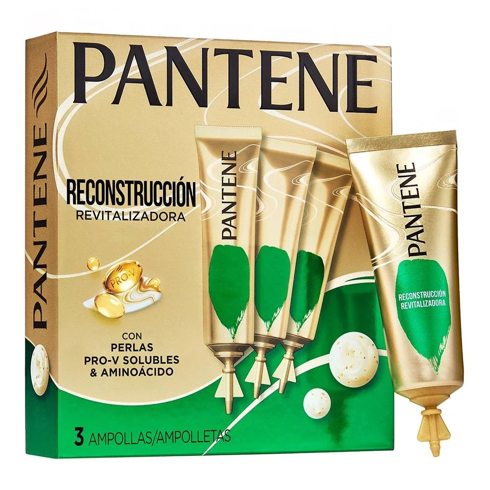 Pantene Reconstrucción revitalizadora formula Nutri-Perlas Pro-V 3 ampollas