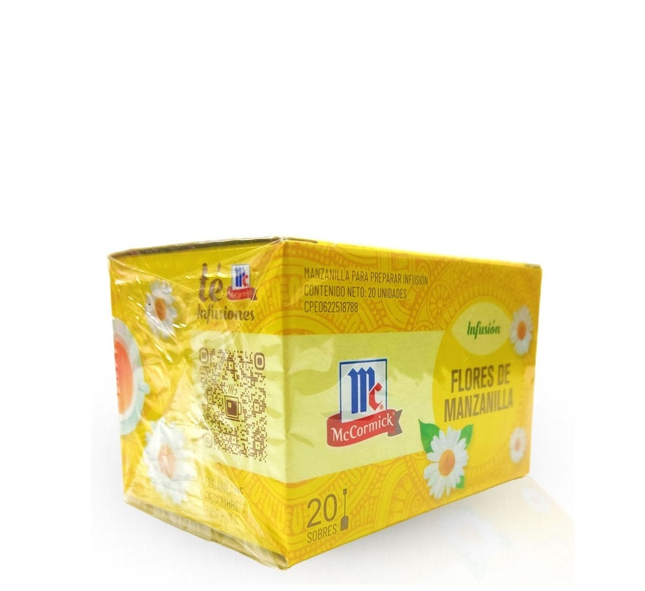 McCormick Flores De Manzanilla 20 Sobres