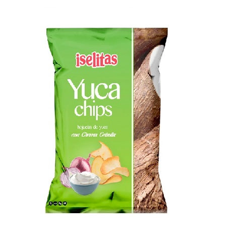 Iselitas Yuca Chips Crema cebolla 70gr