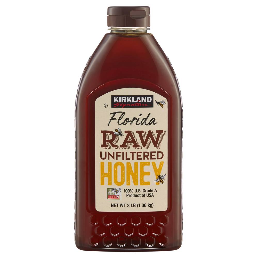 Kirkland Florida Raw Unfilered Honey-Miel Cruda 1.36 Kg