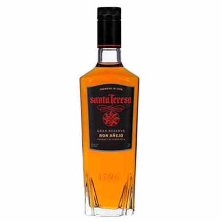 Santa teresa gran reserva ron añejo 1 litro.