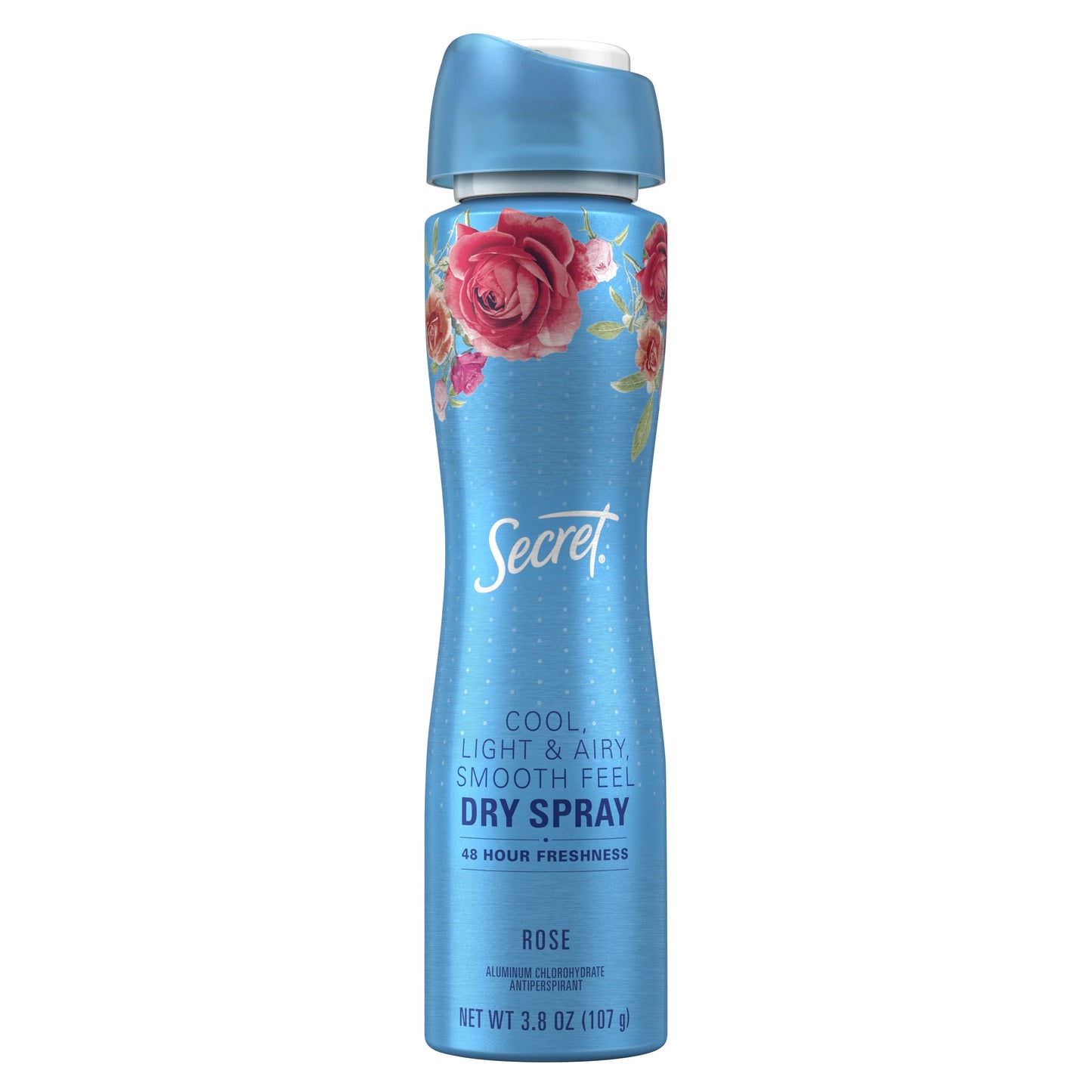 Secret Cool Light & Airy, Smooth Feel Rose desodorante en aerosol para mujer