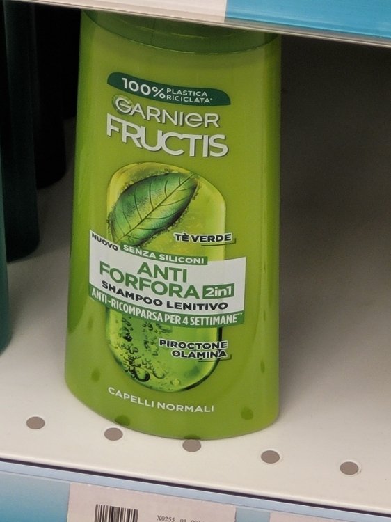 Garnier Fructis Anti Forfora 2 In 1 Shampoo Lenitivo 250ml