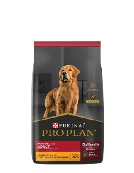 Purina Pro Plan Razas Medianas Perros Adultos De 1 a 7 Años con carne de pollo 3 Kg