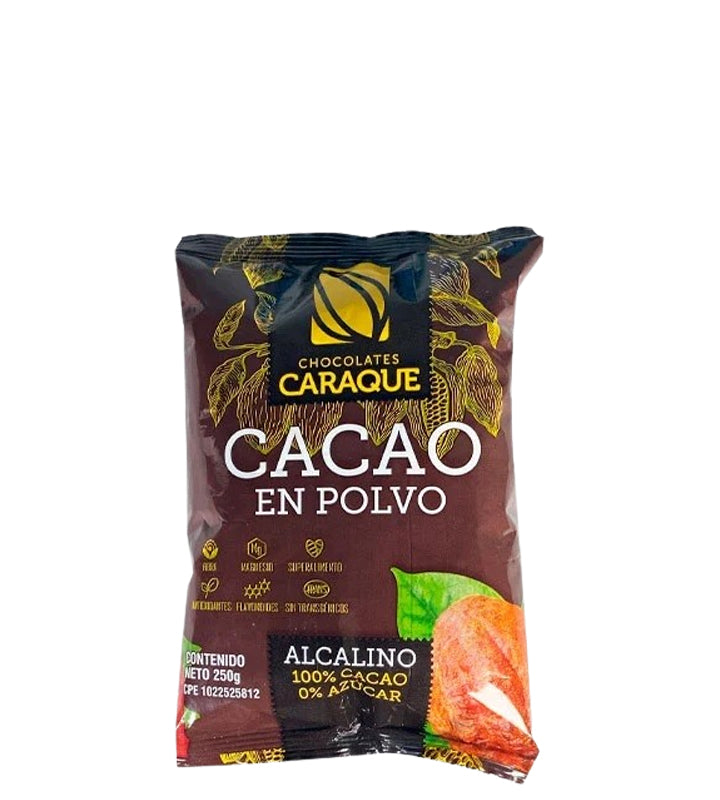 Chocolates Caraque Cacao en polvo 250g