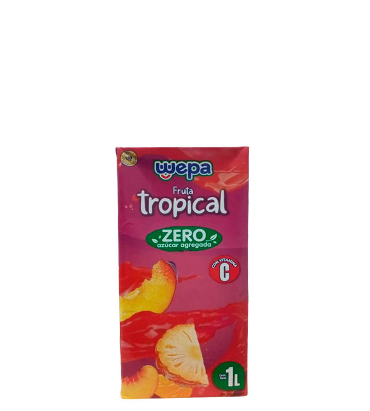 Wepa Jugo de fruta tropical sugar free con vitamina C 1L