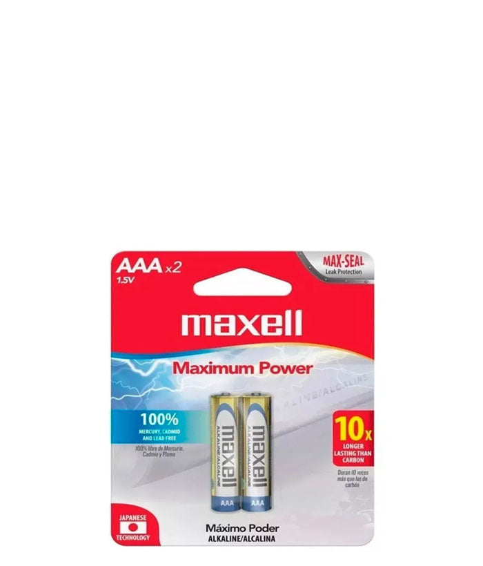 Maxell Alkaline Bateria AAA x2
