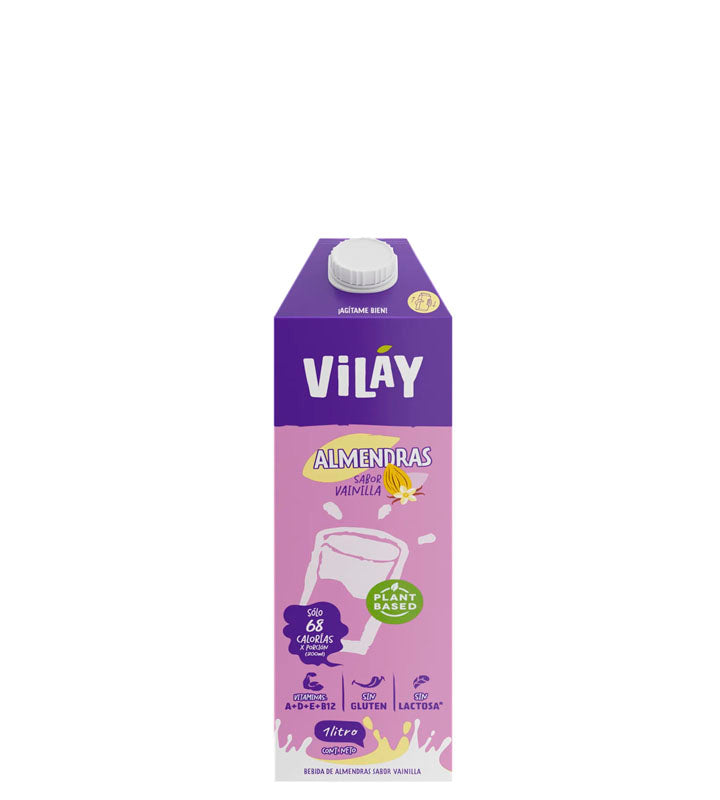 Vilay Leche de almendras sabor a vainilla 1L