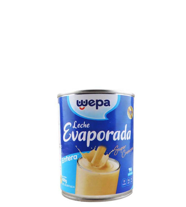 Wepa Leche evaporada entera super cremosa 400g