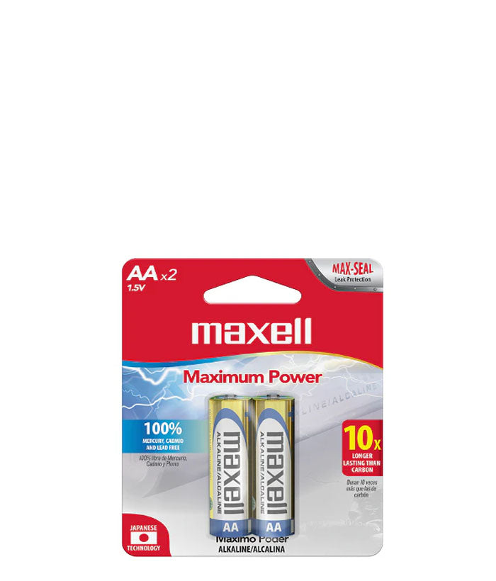 Maxell Alkaline Bateria AA x2