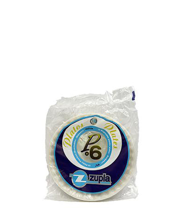Zupla Platos Plásticos 10 Und