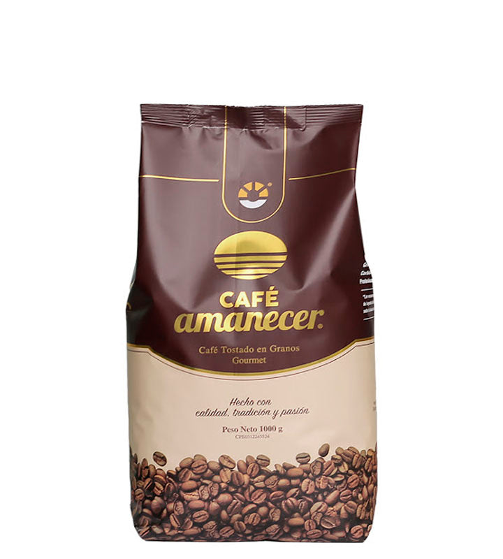 Café Amanecer Café tostado en granos gourmet 1kg