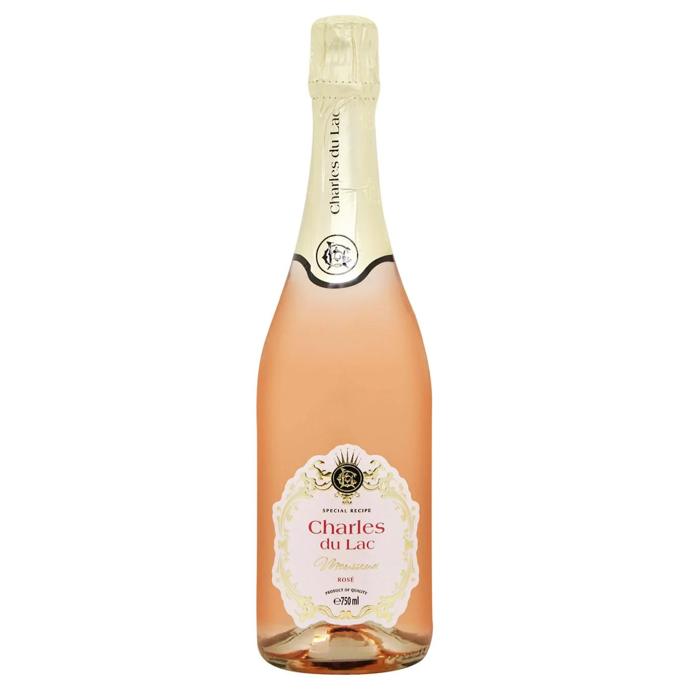 Charles du lac rosé 750ml.