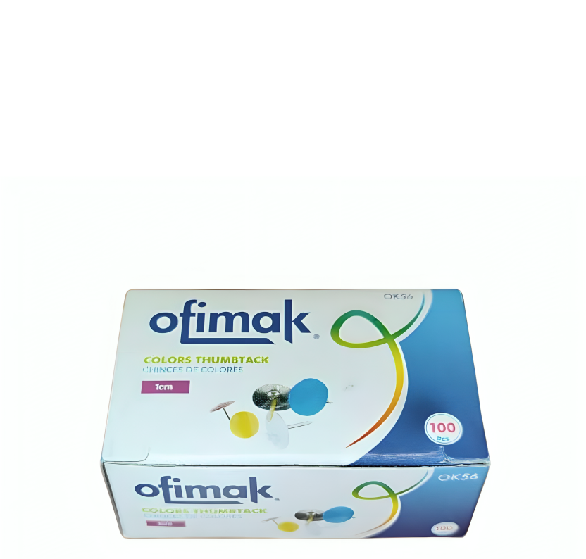 Ofimak Chinches De Colores 1 Cm 1000 Und