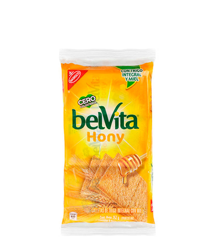 Nabisco Belvita Galletas de trigo integral con miel 9 unidades 252g