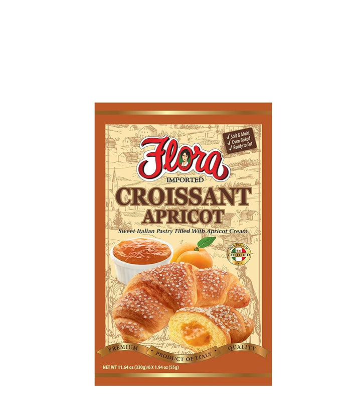 Flora Croissant Apricot - Croissant de albaricoque 330g