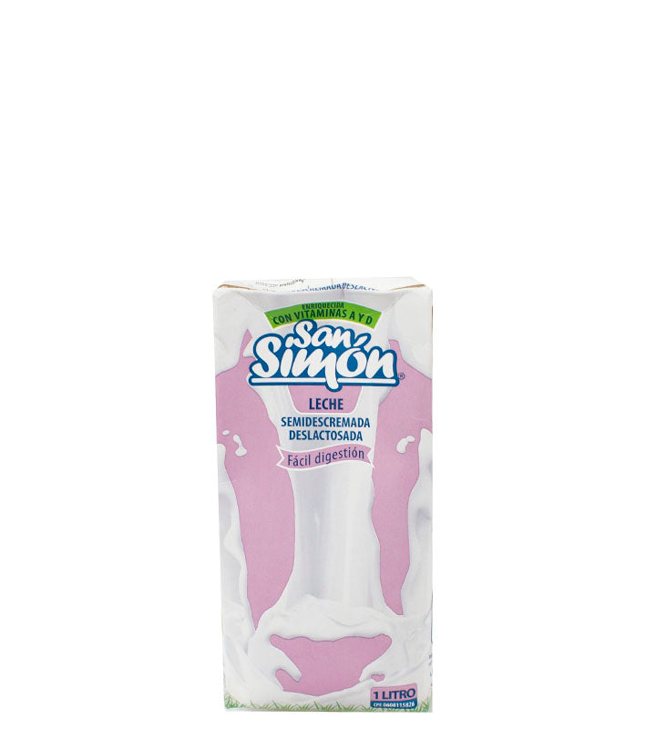 San Simón Leche semidescremada deslactosada fácil digestión 1L