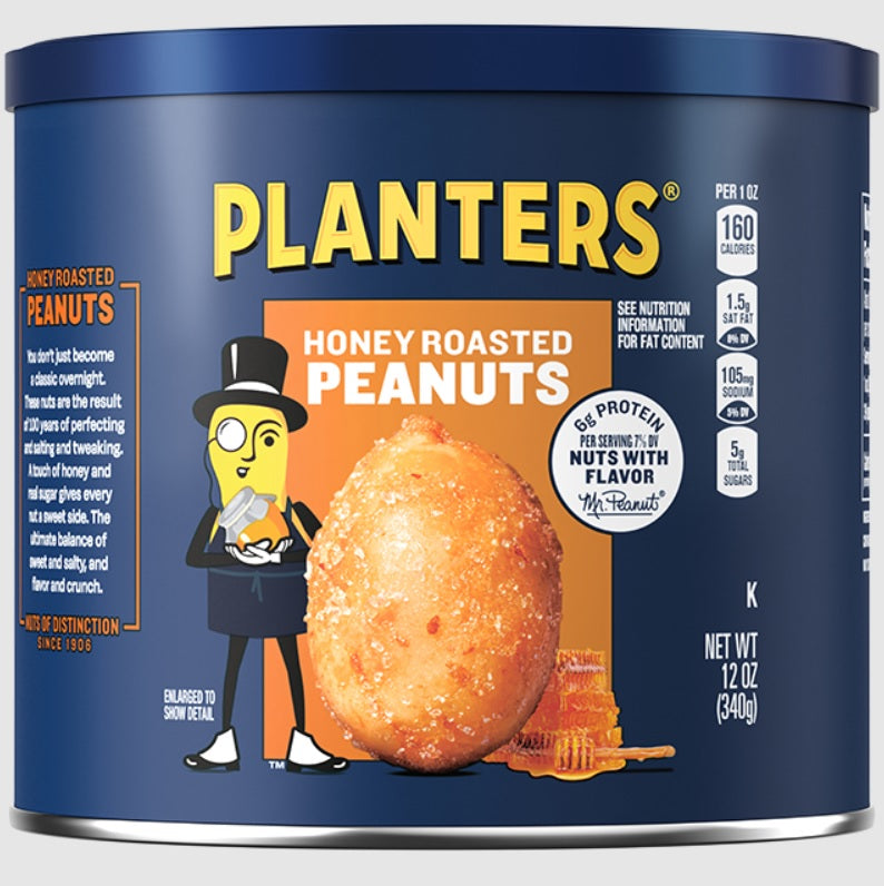 Maní Tostado con Miel Planters