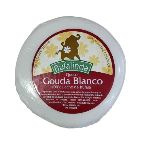 Bufalinda Queso Gouda Blanco (por peso)