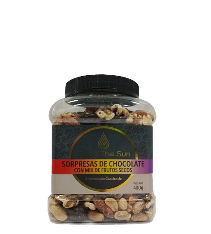 Seed The Sun Sorpresas de chocolate con mix de frutos secos 400g