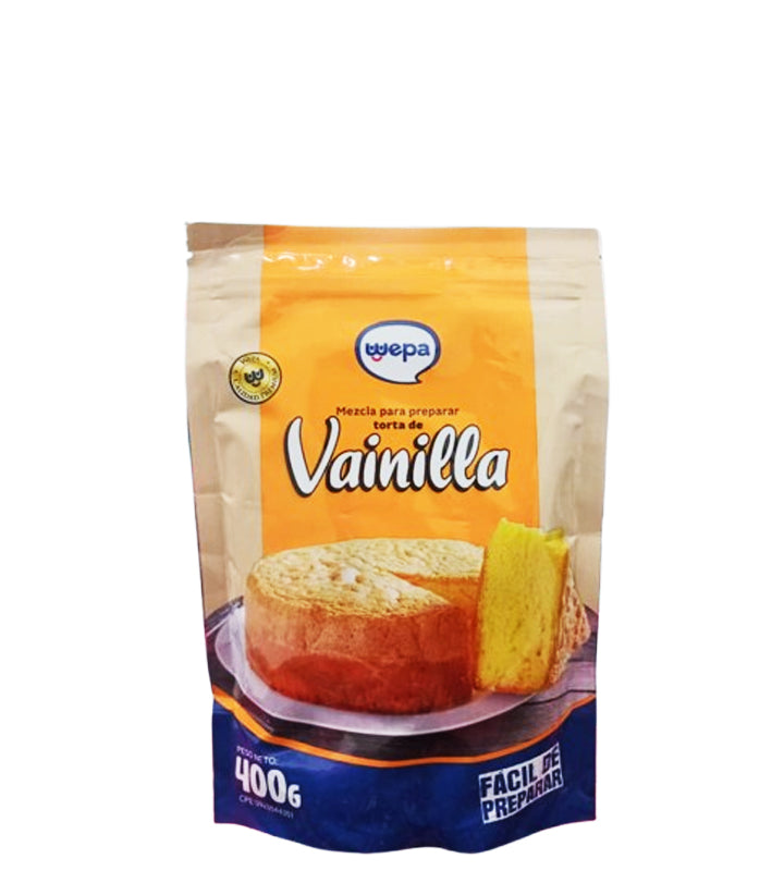 Wepa Mezcla para preparar torta de vainilla 400g