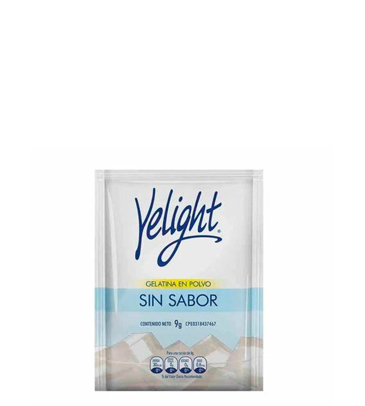 Yelight Gelatina sin sabor 9g