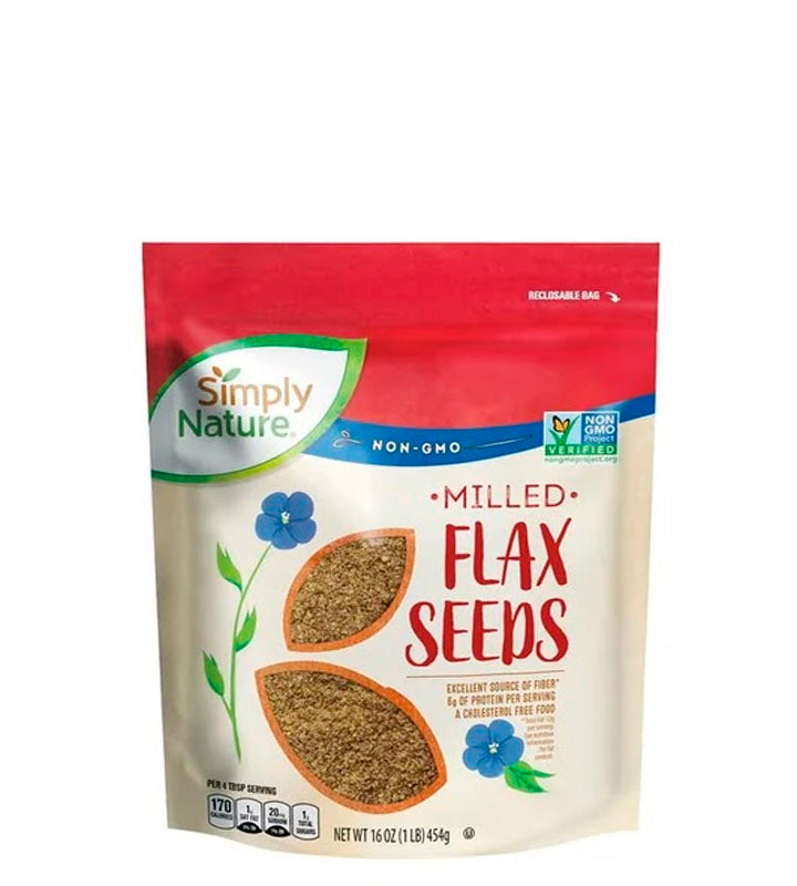 Simply Nature Milled Flax Seeps - Filtraciones de lino molido 454g