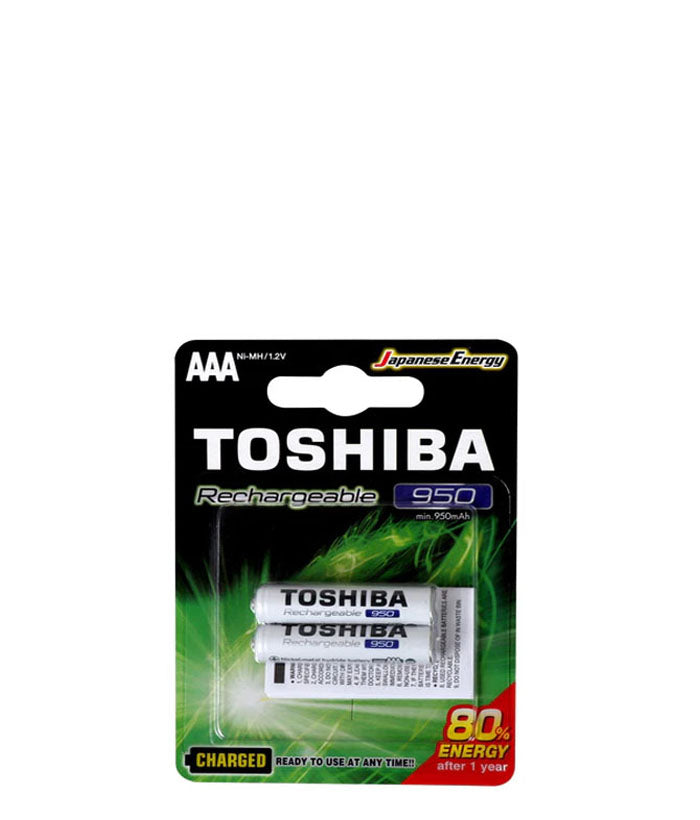 Toshiba Bateria Recargable AAA x2