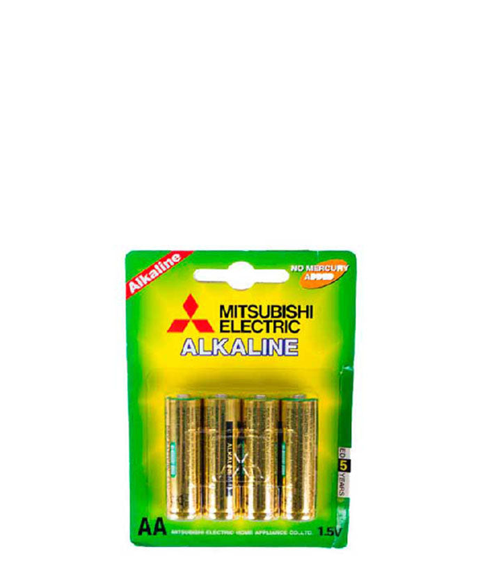 Mitsubishi Electric Alkaline Bateria AA x4 1.5V