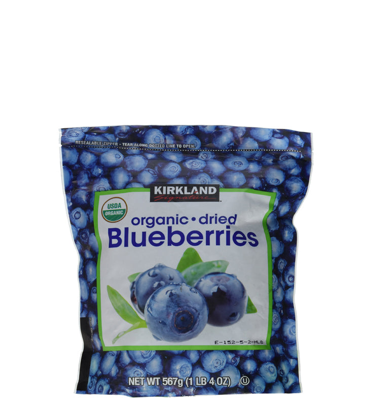Kirkland Organic Dried Blueberries - Arándanos secos orgánicos 567g