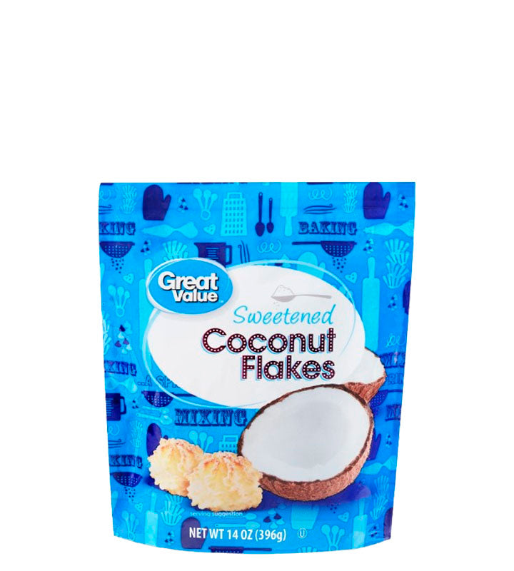 Great Value Sweetenet Coconut Flakes - Copos de coco 369g