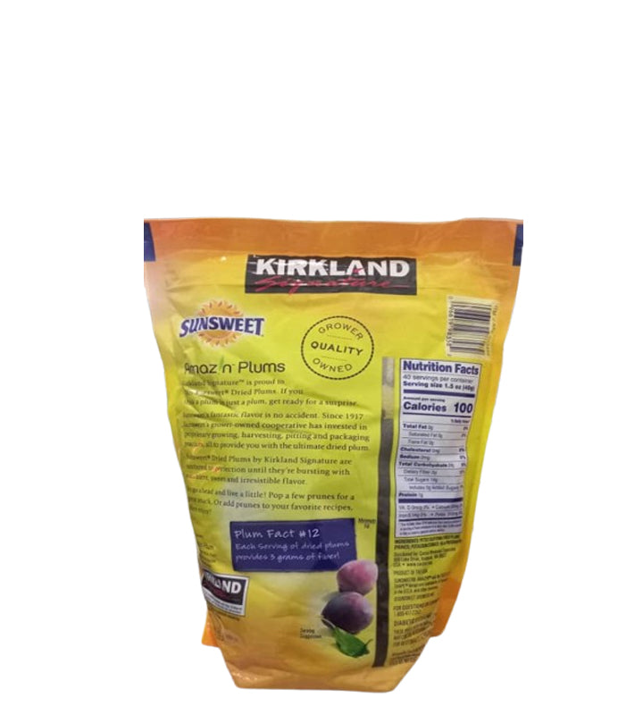 Kirkland Signature Sunsweet Dried Plums Pitted Prunes - Ciruelas secas Ciruelas pasas sin hueso 1,59Kg