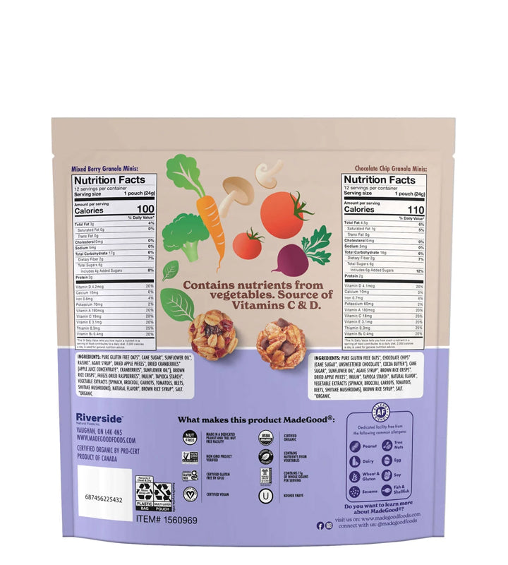 Made Good Granola Minis 24 Paquetes 576g