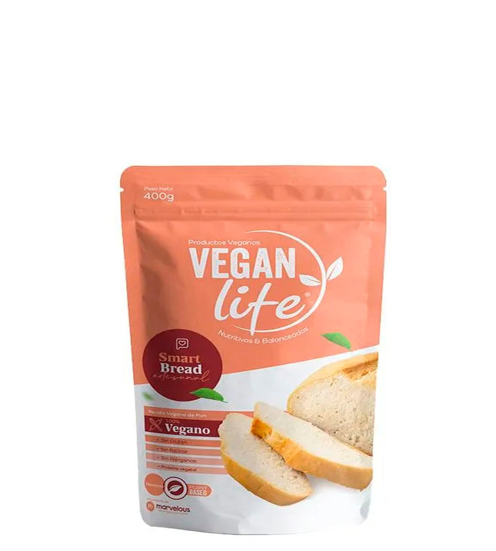 Vegan Life Receta de pan vegano 400g