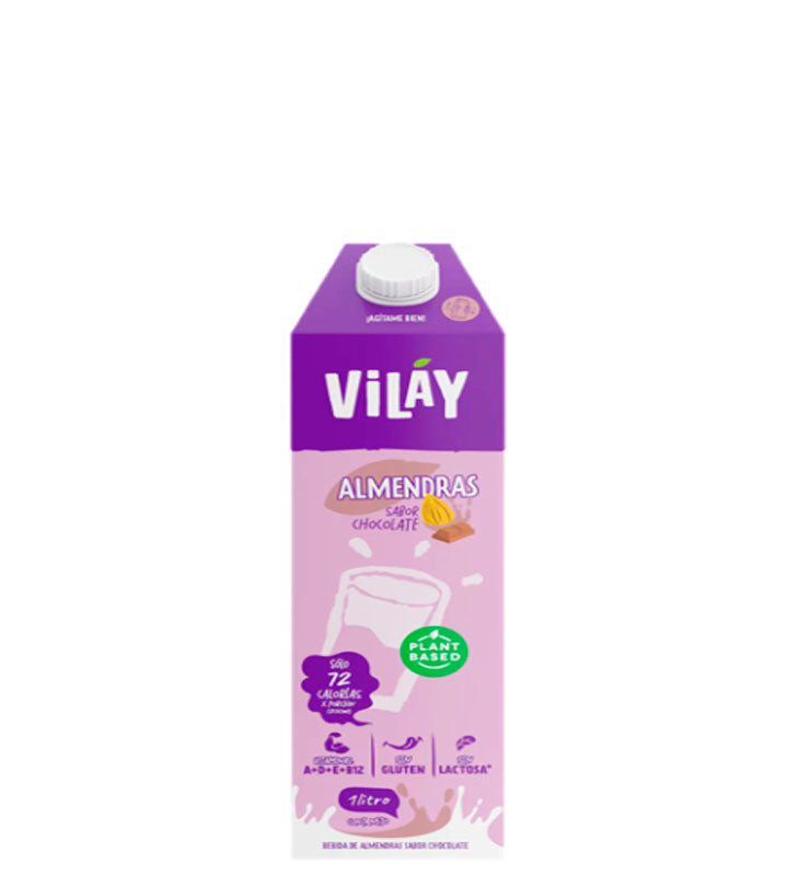 Vilay Leche de almendras sabor a chocolate 1L