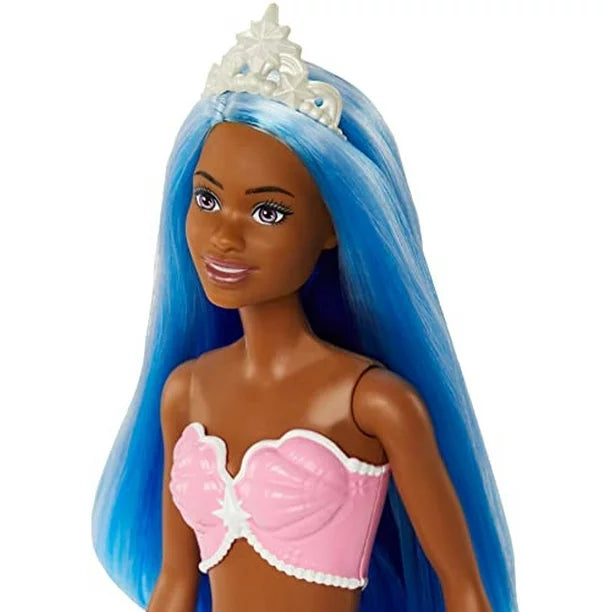 Muneca Barbie Dreamtopia Sirena cabello azul Baraki Bodegon