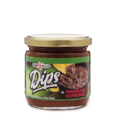 Under Wood Dips - Salsa de Pimientos Marrones con Finas Hierbas 220g