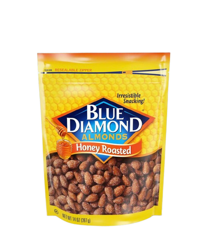 Blue Diamond Almonds Honey Roasted - Almendras tostadas con miel 397g