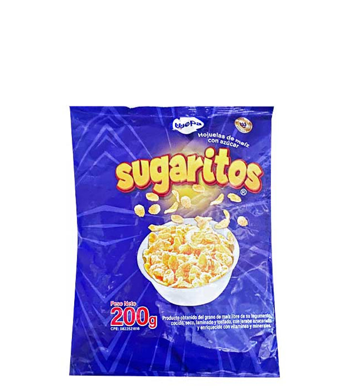 Wepa Sugaritos Hojuelas de maíz con azúcar 200g