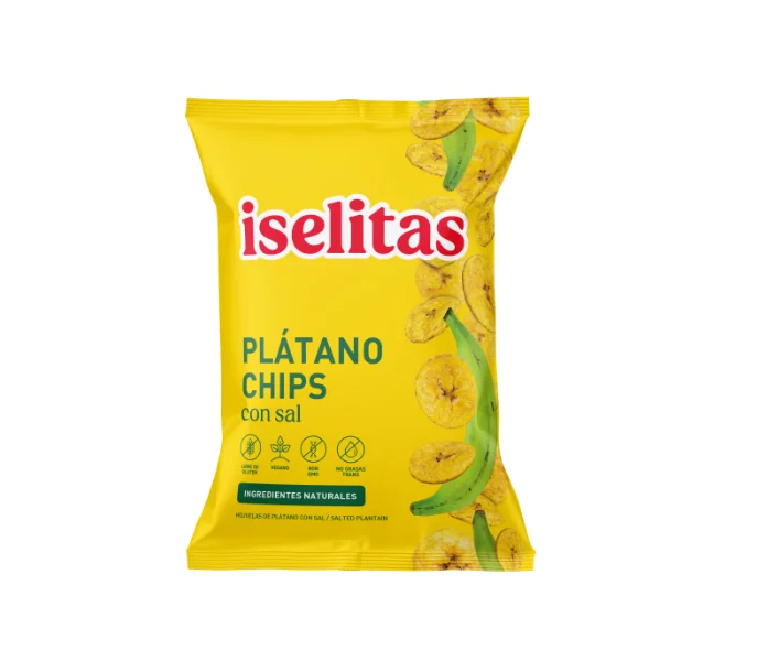 Iselitas Plátano Chips Con sal 85g