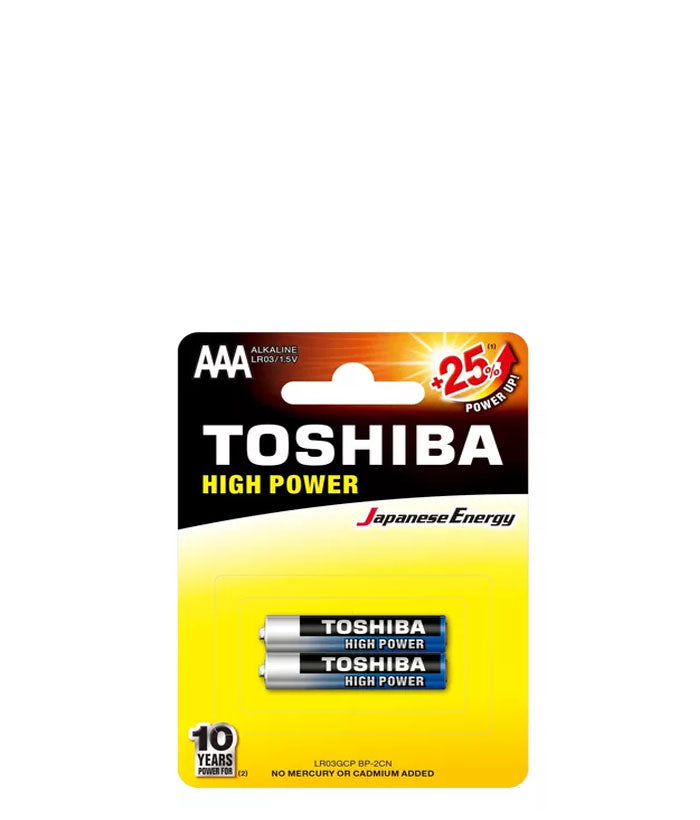 Toshiba High Power Bateria AAA x2
