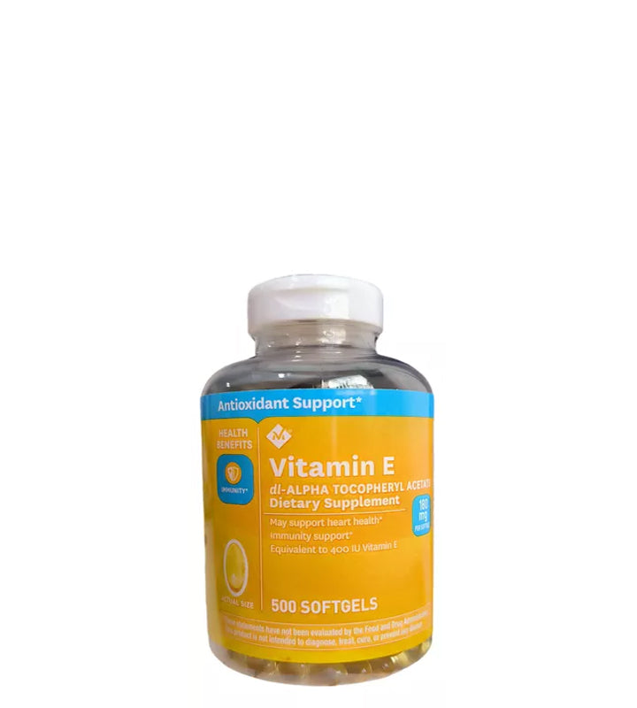Member's Mark Antioxidant Support Vitamina E 500 Cápsulas 180mg