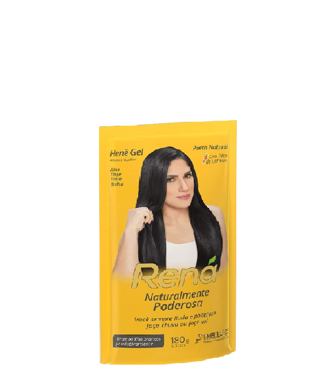 Embelleze Rená Alisante Capilar Preto Natural - Negro natural 180g