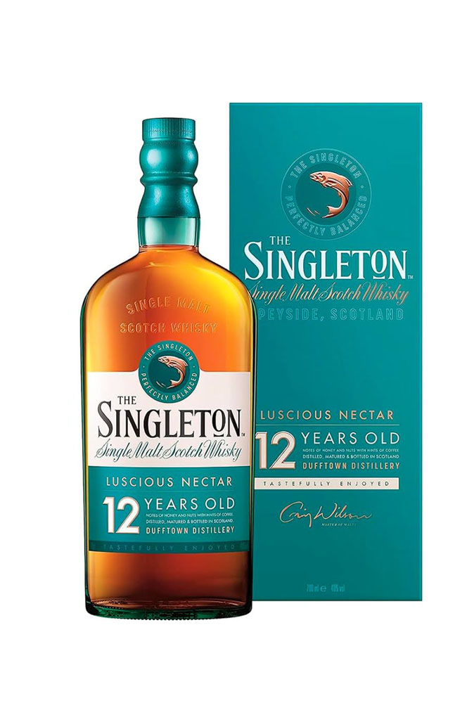 The singleton single malt scotch whisky 12 años.
