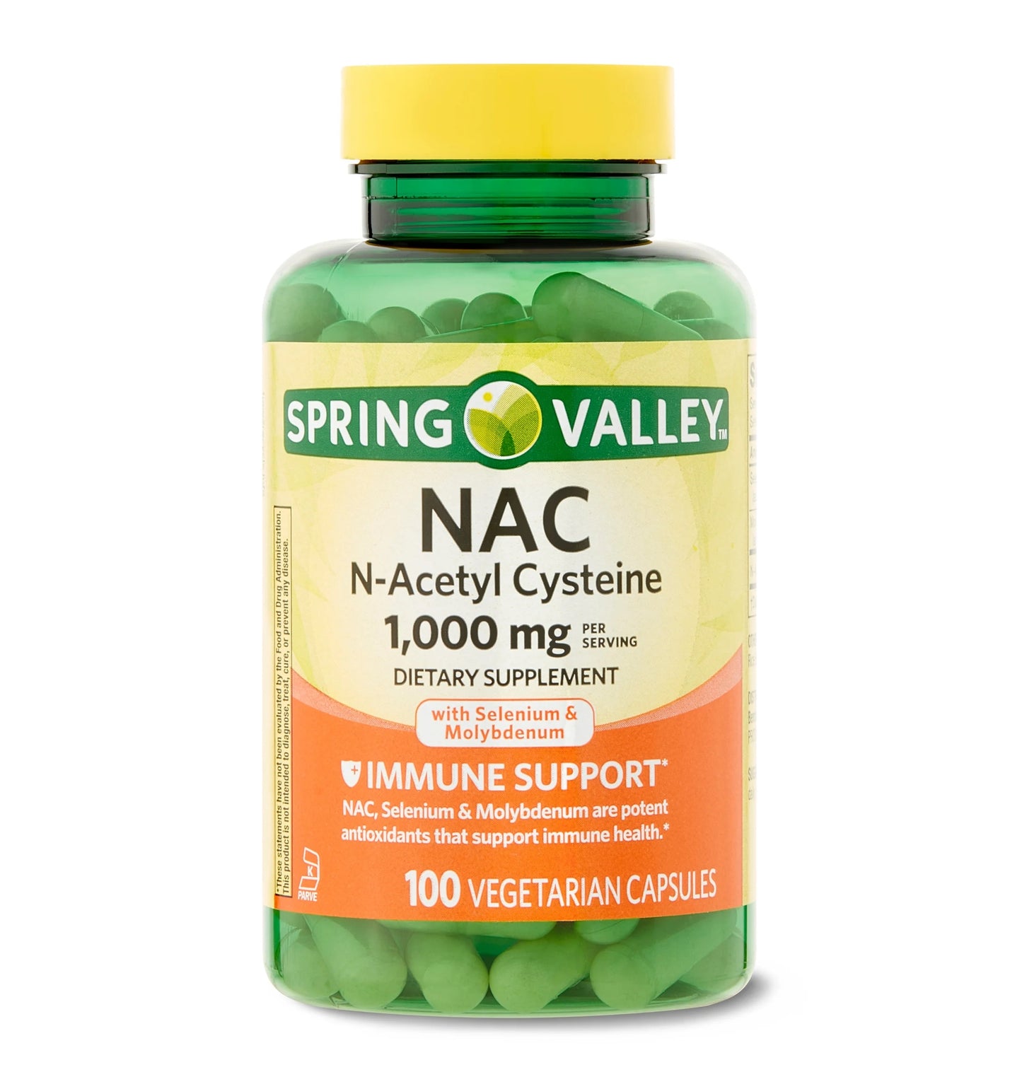 Spring Valley NAC N-Acetyl Cysteine Soporte Inmunológico
