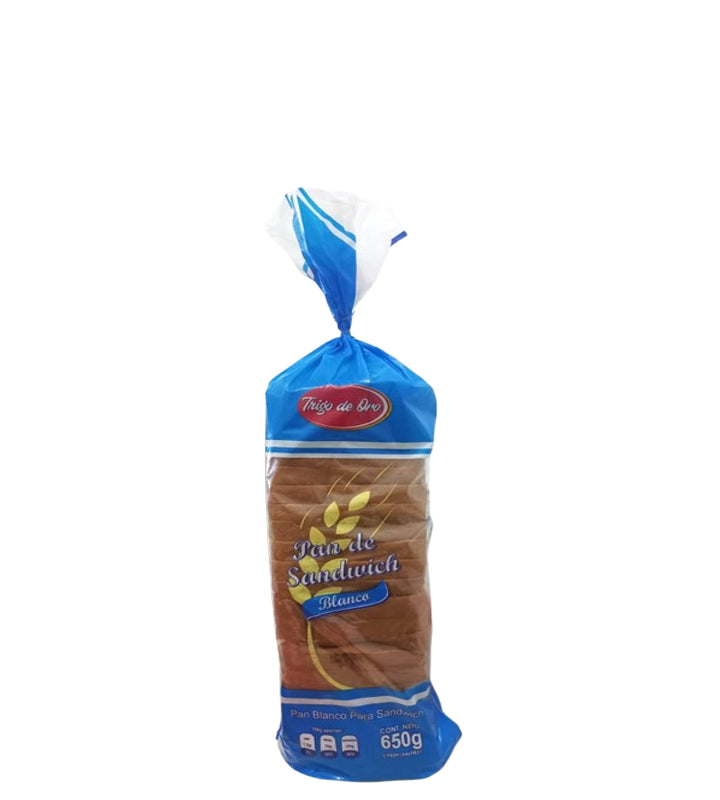 Trigo De Oro Pan de sandwich blanco 650g