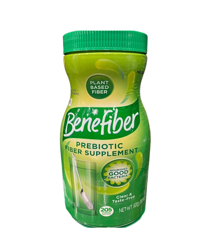 Haleon Benefiber Prebiotic Fiber Supplement - Suplemento de fibra prebiótica 205 servicios 820g