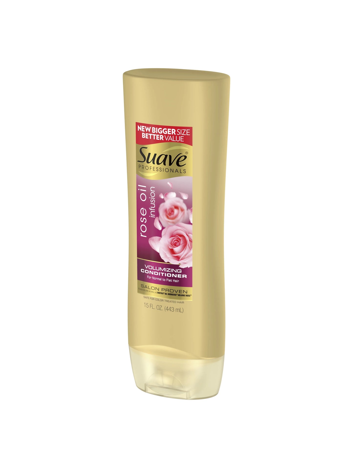 Suave Conditioner Volumizing Rose Oíl Infusión 443ml